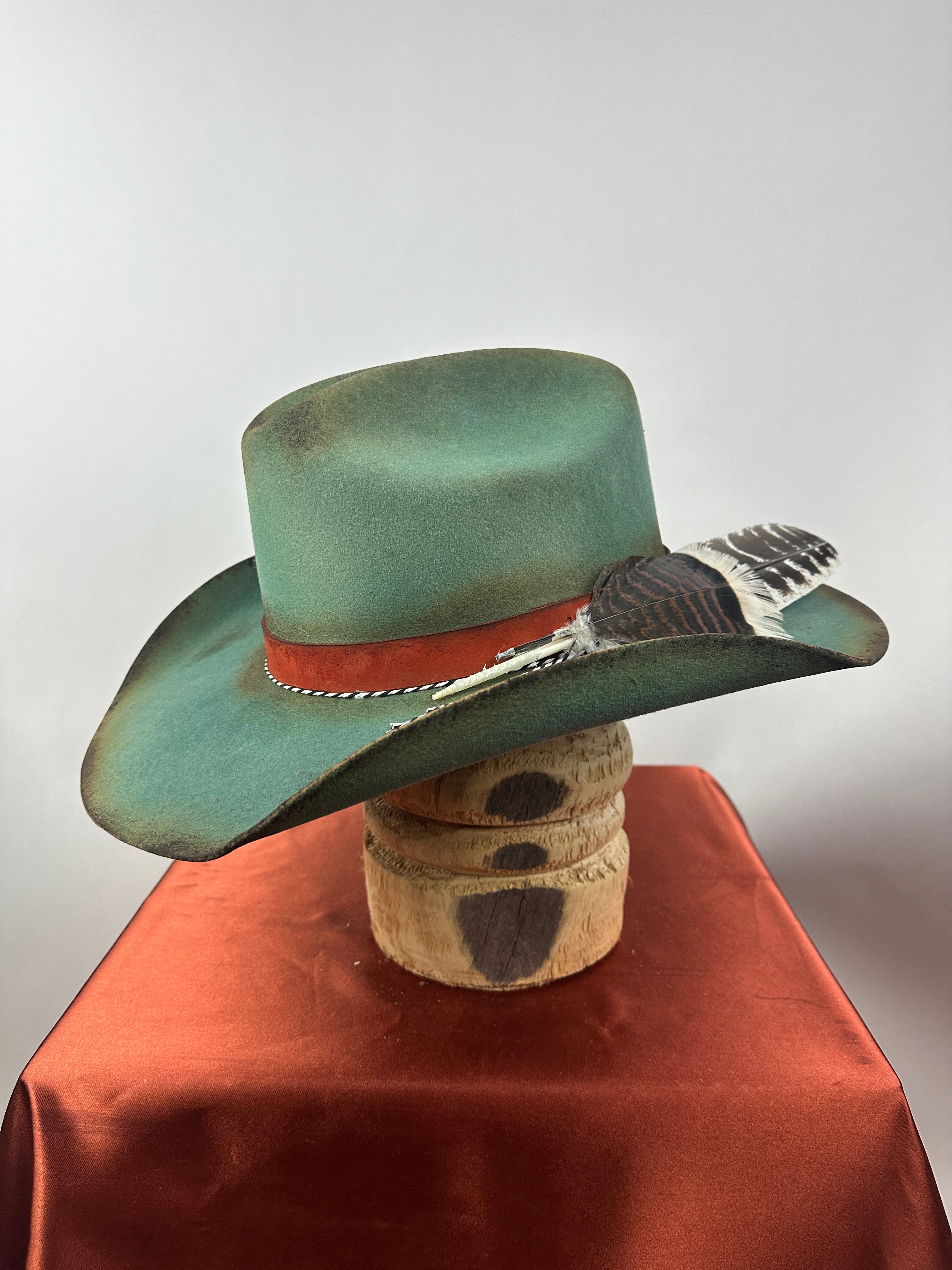 Green Western with Orange Band