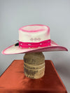 Natural & Pink Straw Western