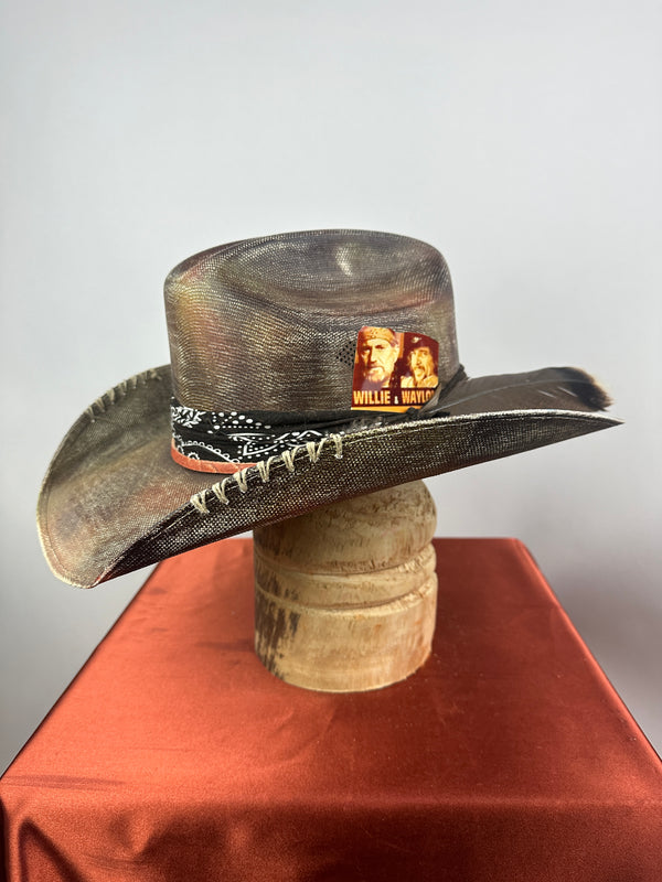 Multi Distressed II Western 7 5/8