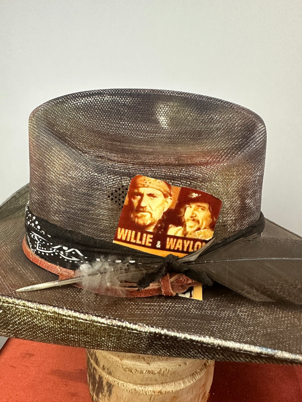 Multi Distressed II Western 7 5/8