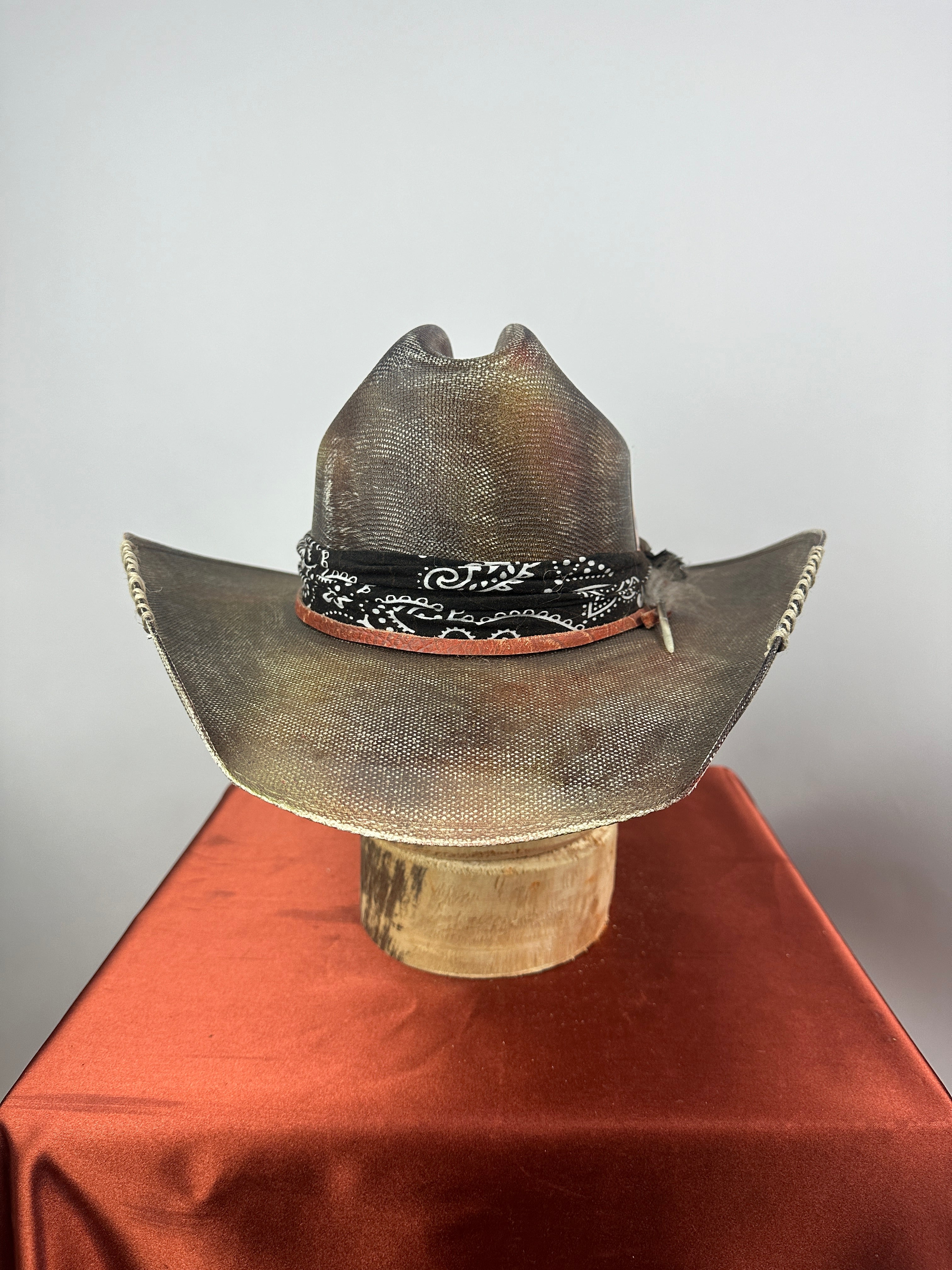 Multi Distressed II Western 7 5/8