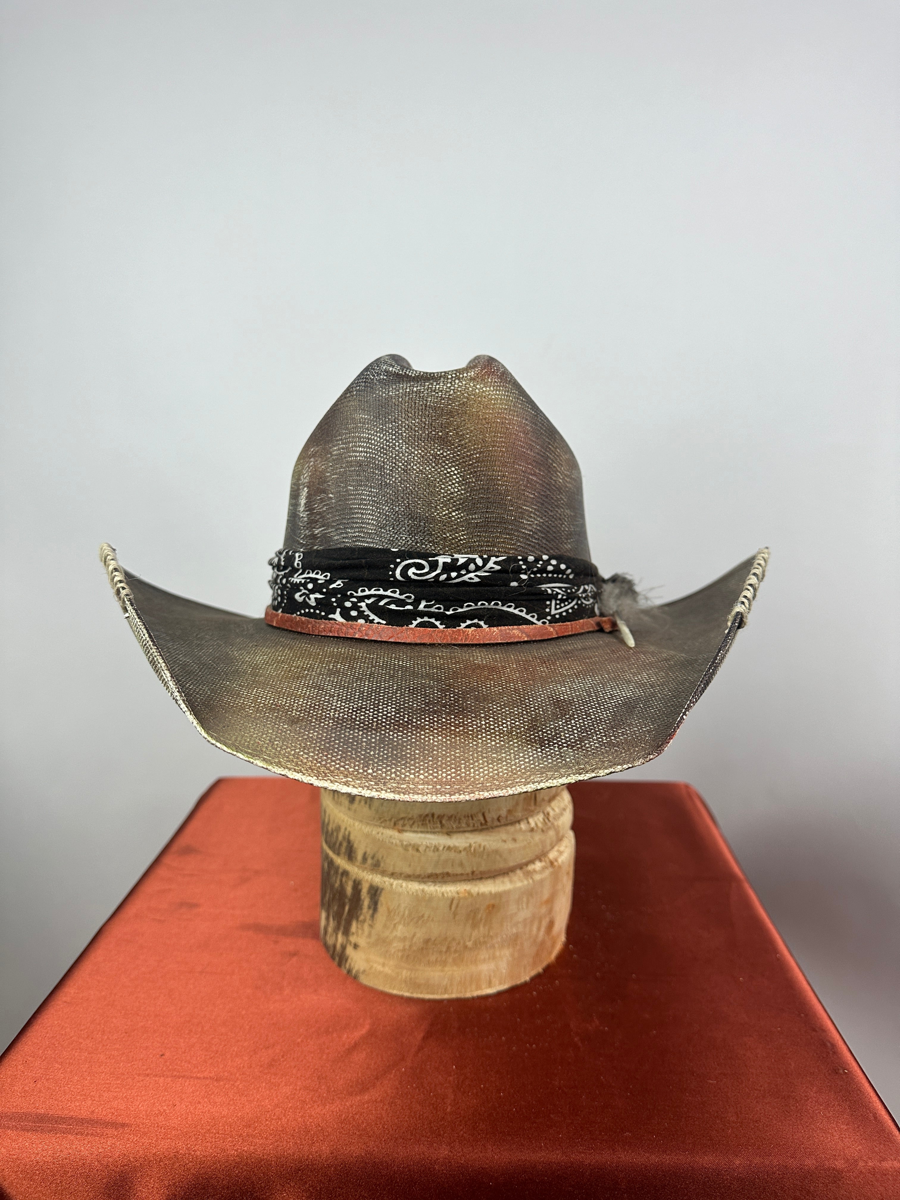 Multi Distressed II Western 7 5/8