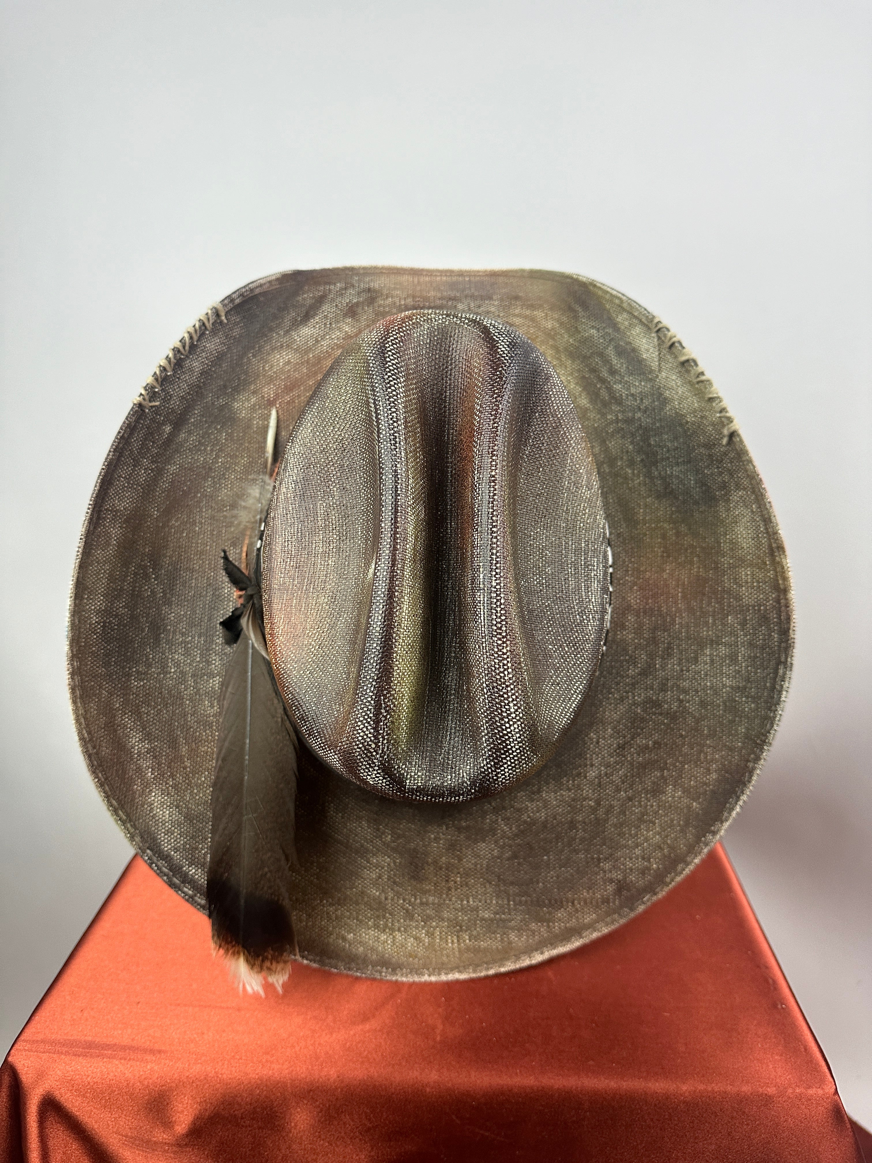 Multi Distressed II Western 7 5/8