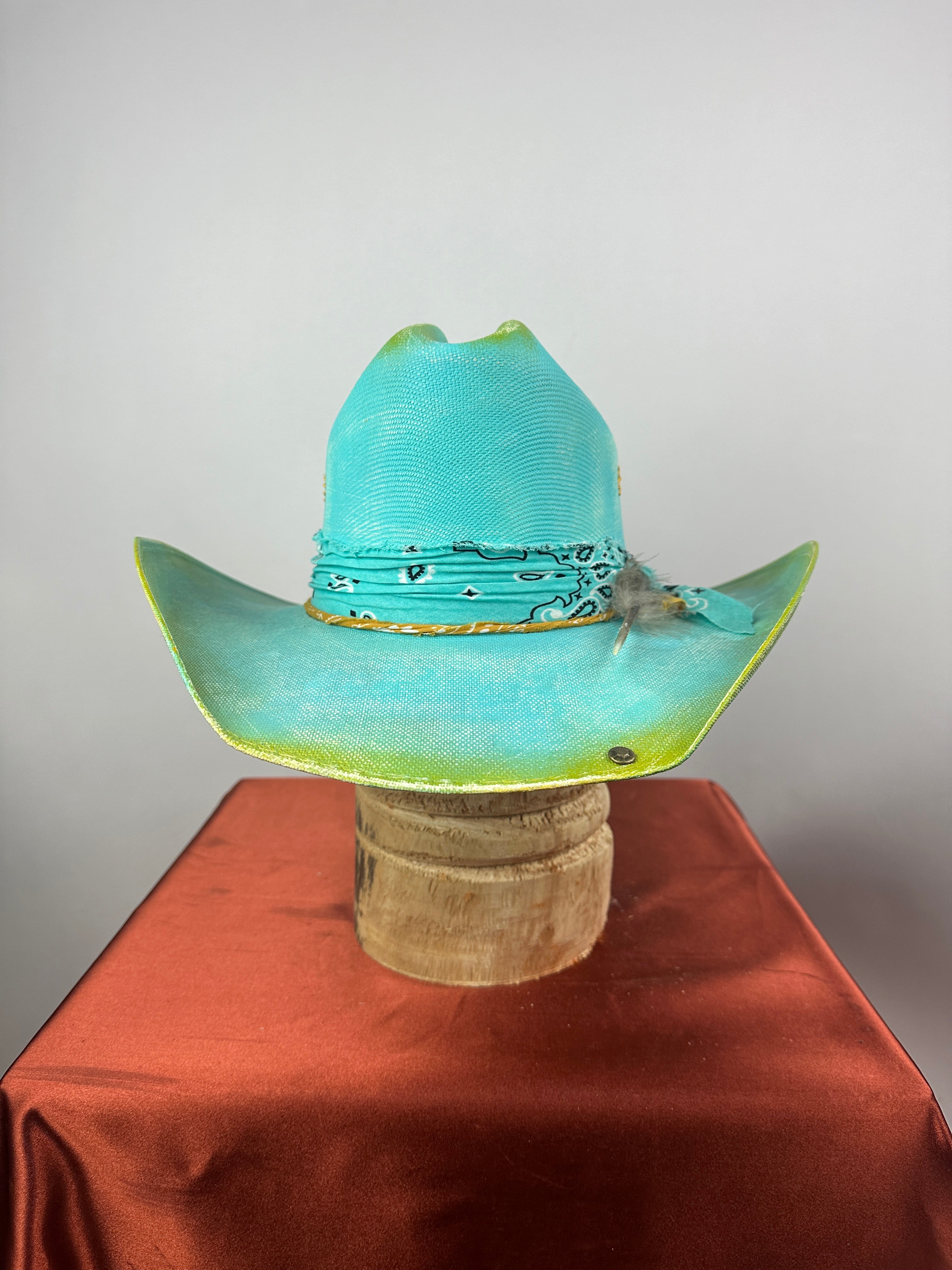 Turquoise Straw Western