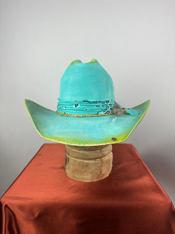 Turquoise Straw Western