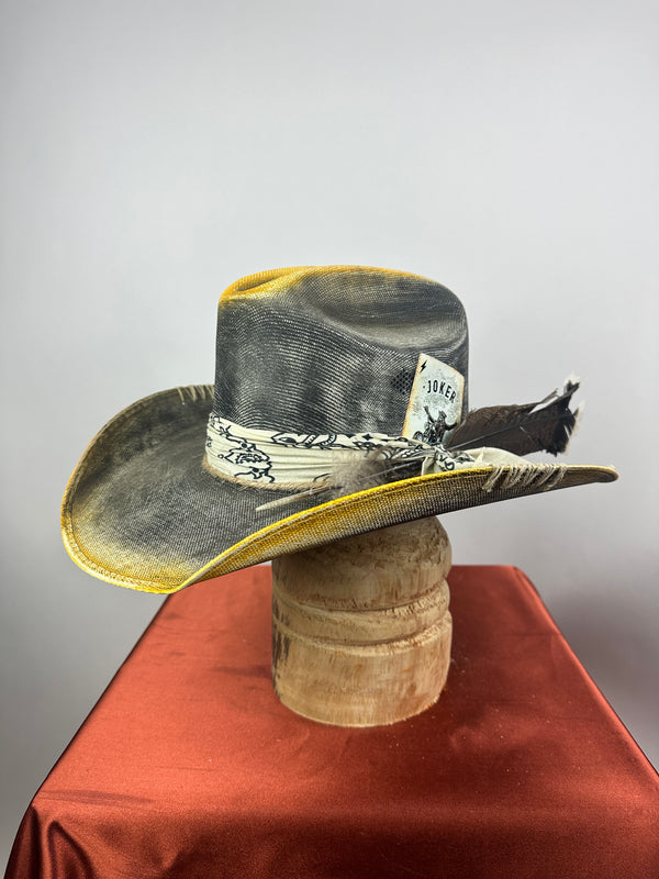 Black & Yellow Straw Western
