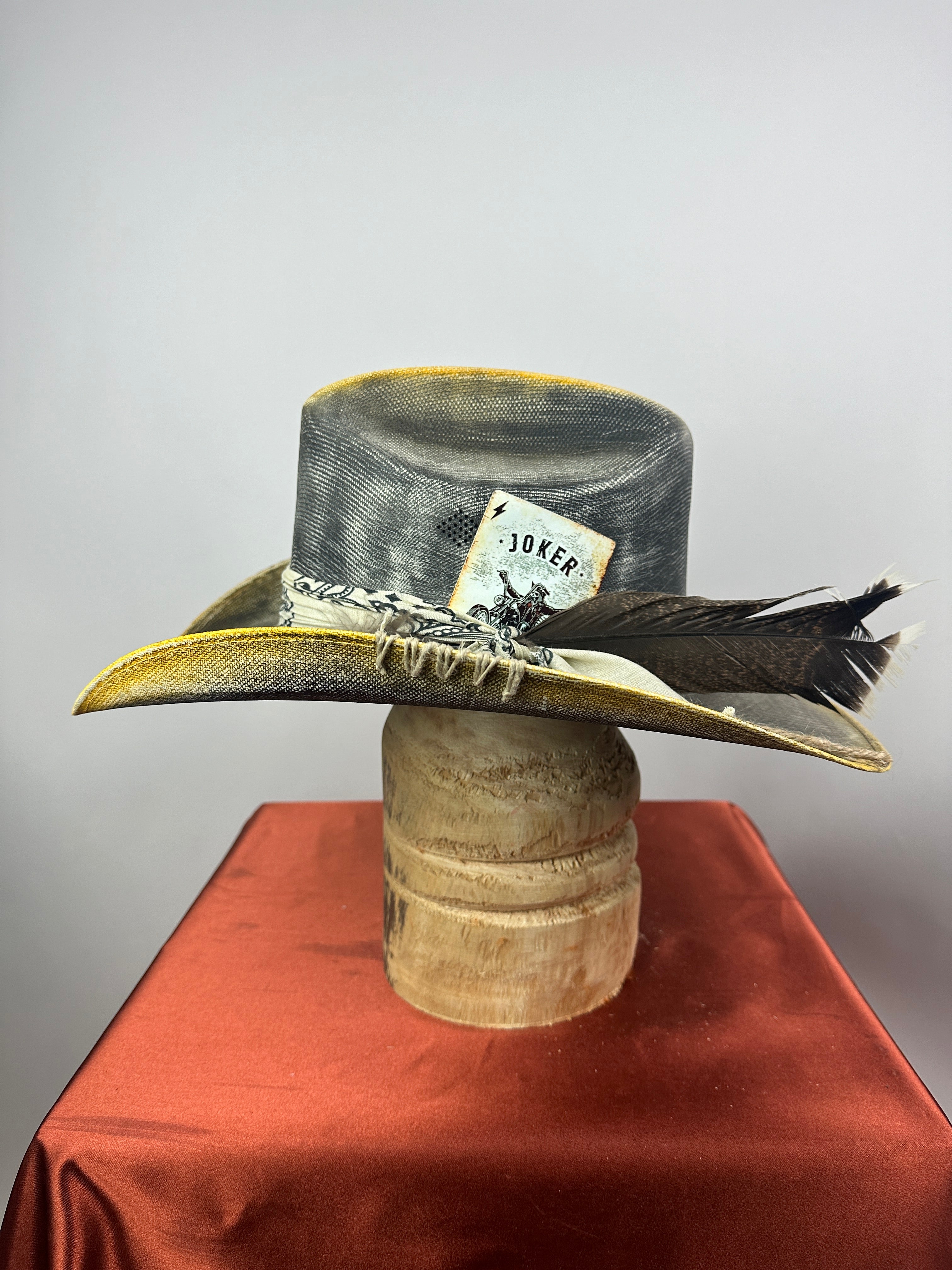 Black & Yellow Straw Western