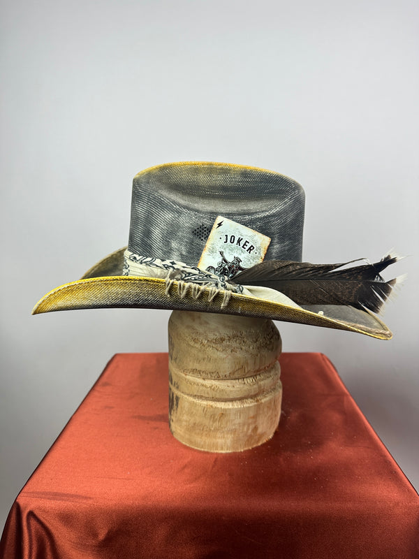Black & Yellow Straw Western