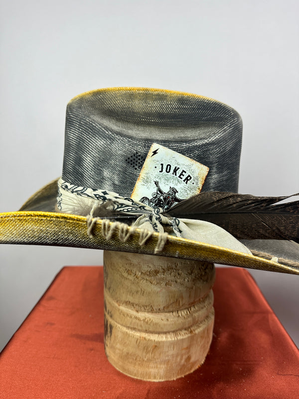 Black & Yellow Straw Western