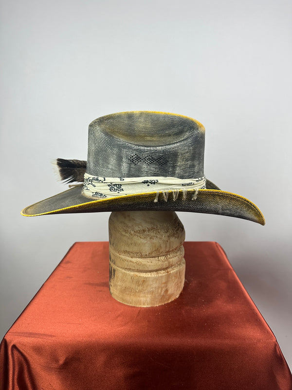 Black & Yellow Straw Western