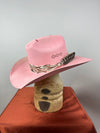 Pink Western Straw