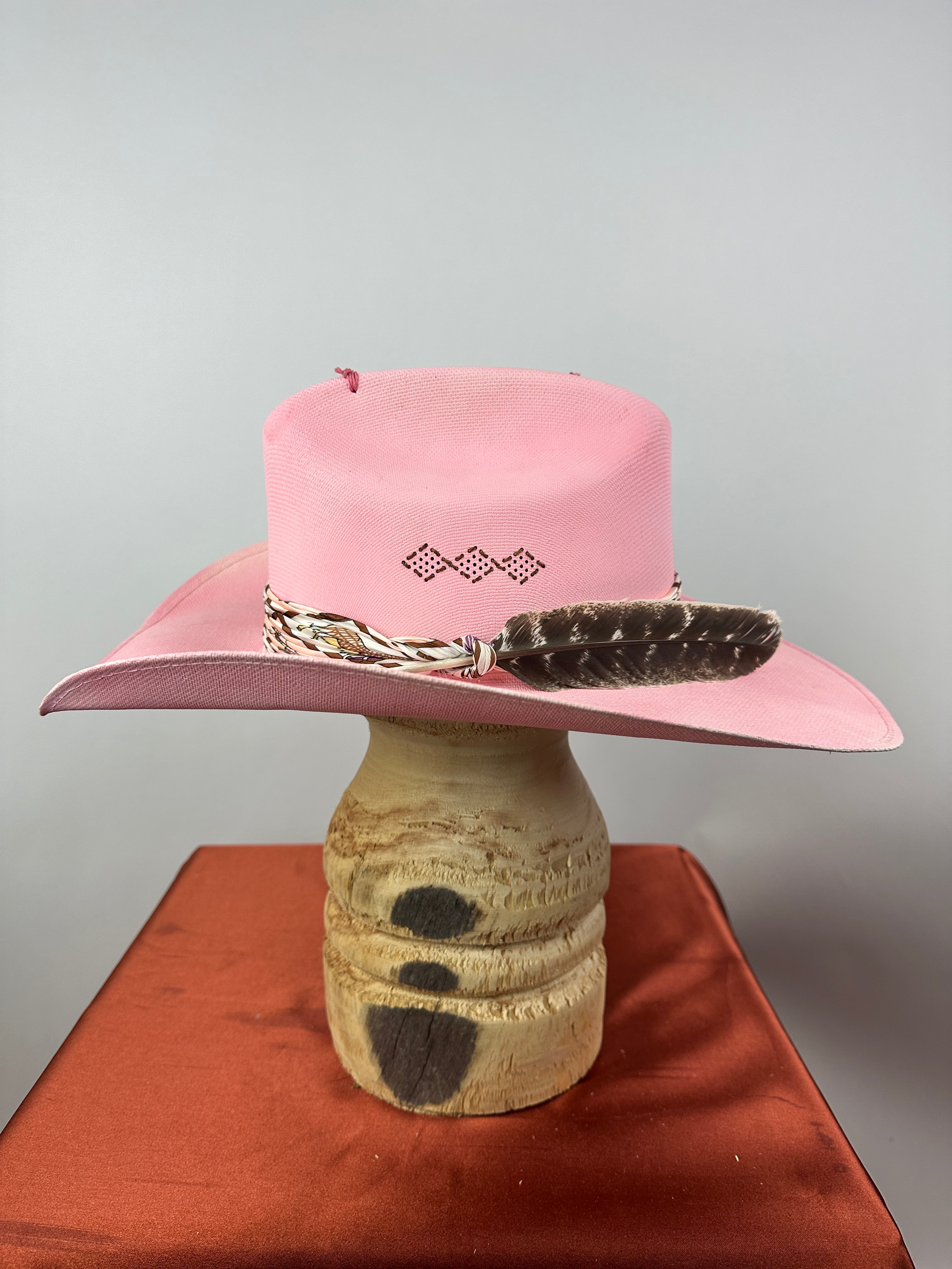 Pink Western Straw