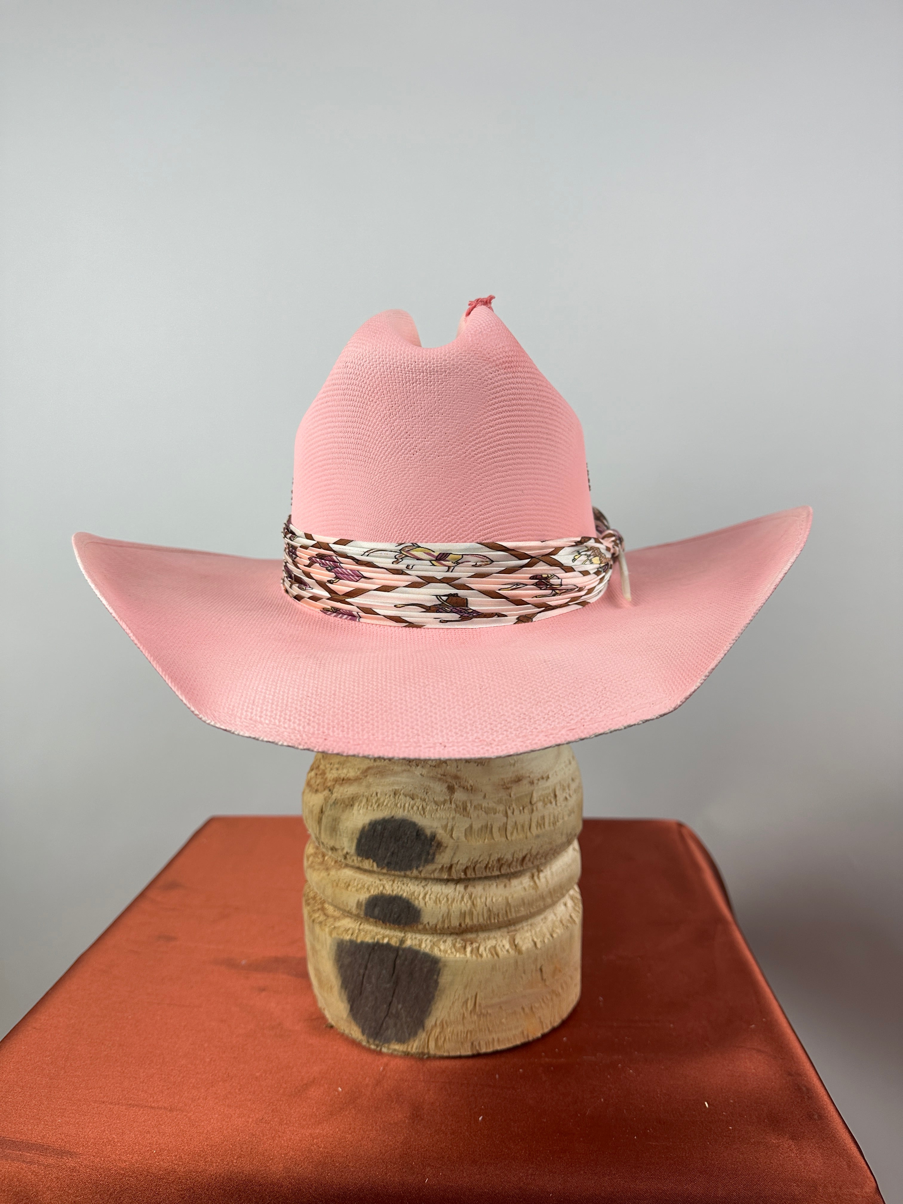 Pink Western Straw