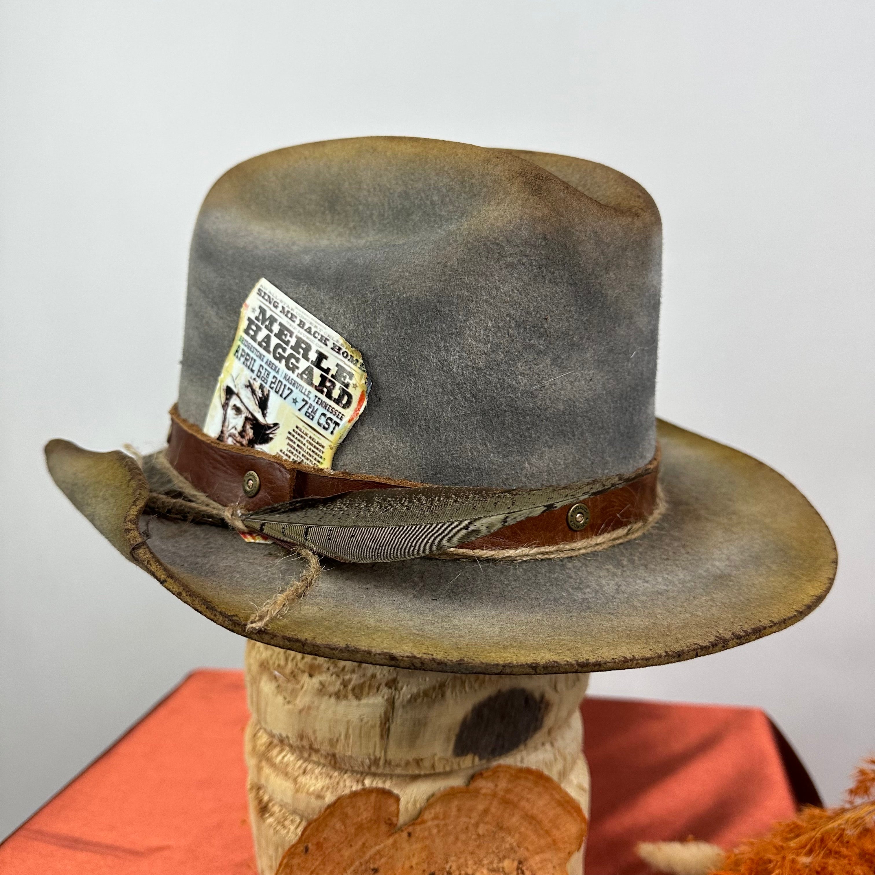 Short Brim Gray Western