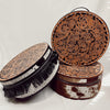 Tooled Leather Hat Case -Black