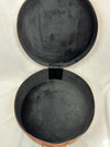 Tooled Leather Hat Case -Black