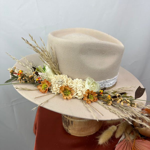 Boho Bridal Hat