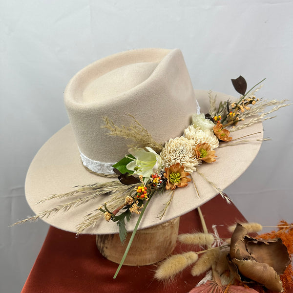 Boho Bridal Hat