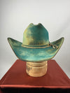 Teal Distressed Western