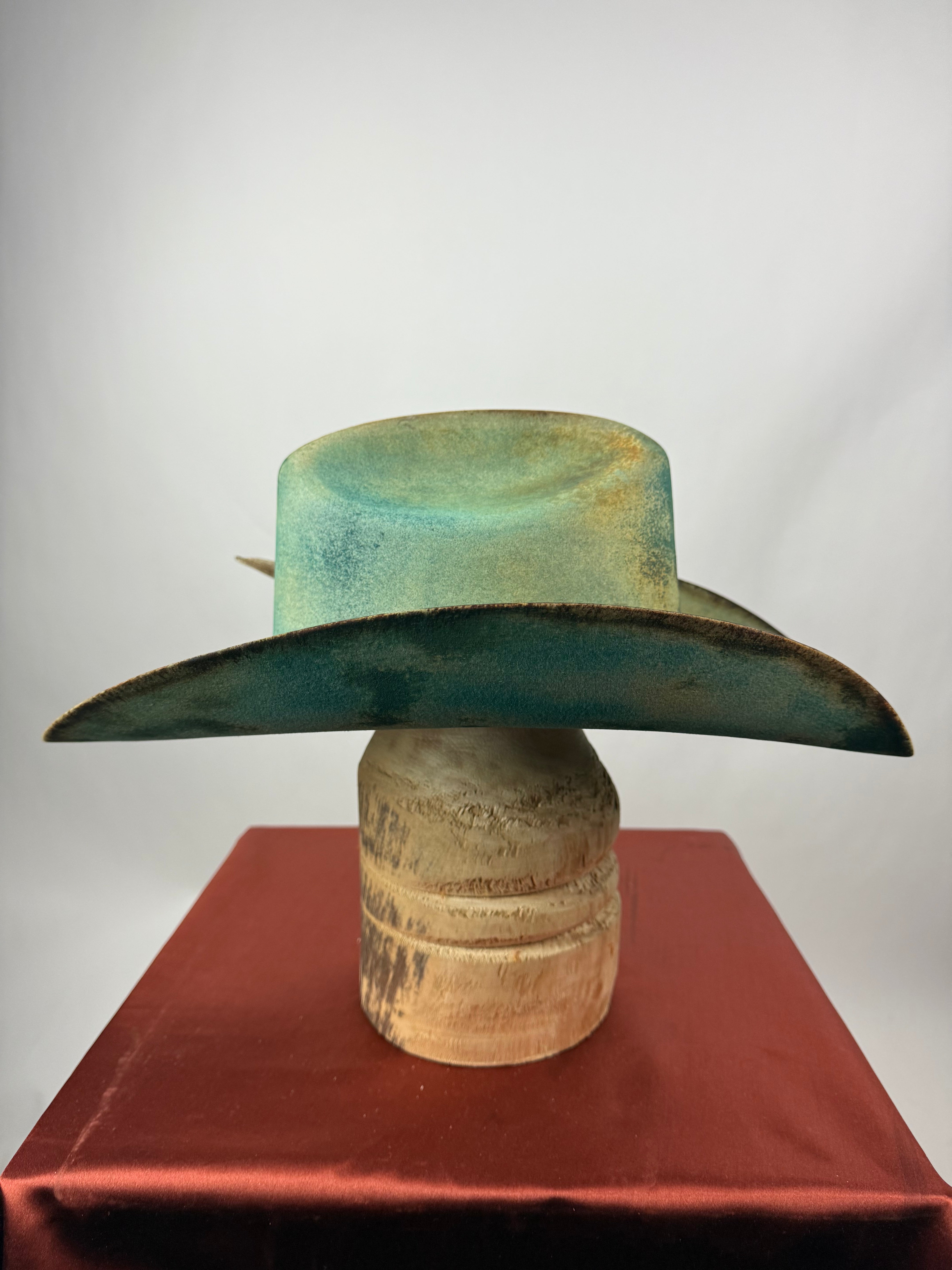 Teal Distressed Western