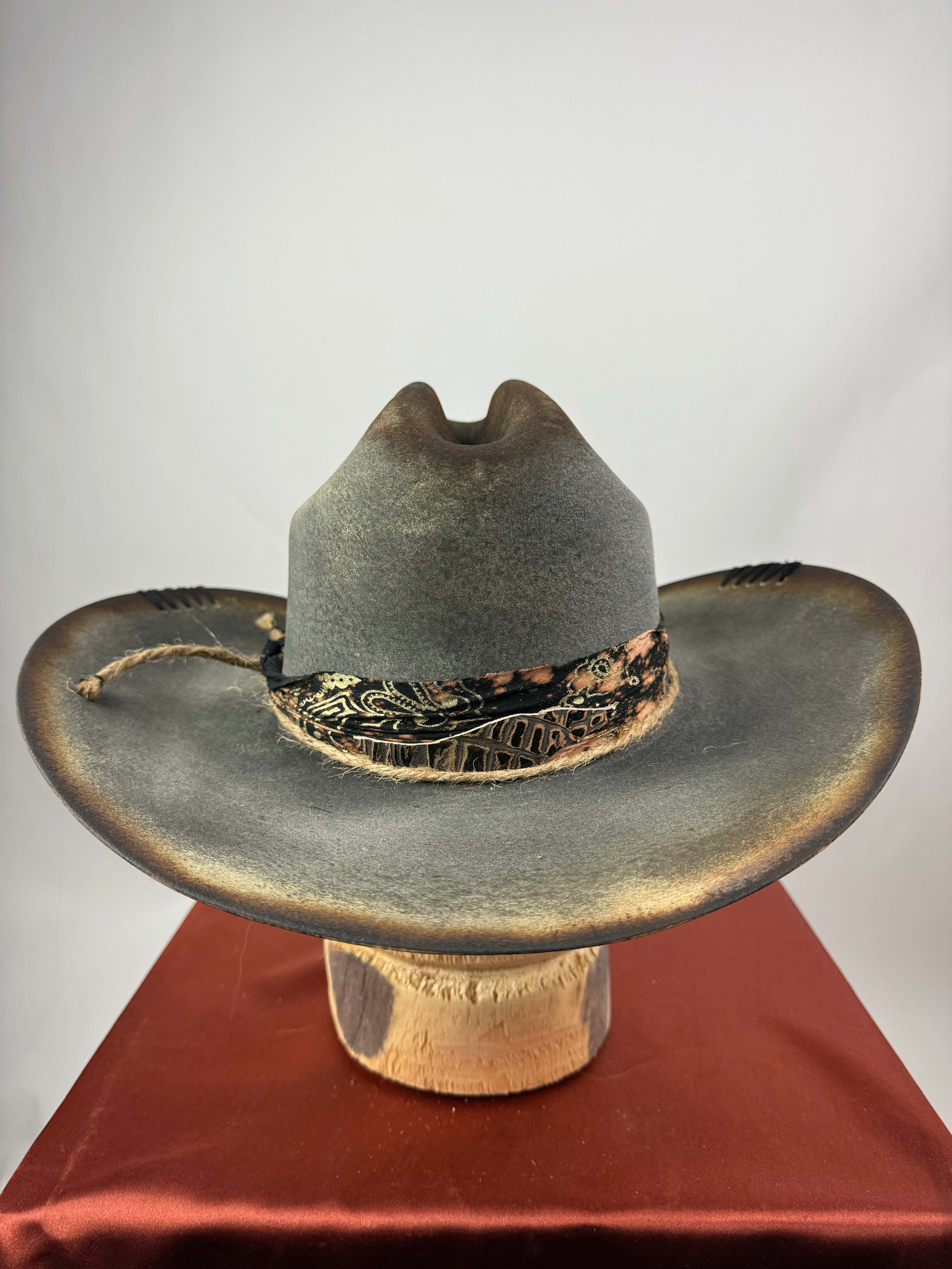 Black Distressed Western