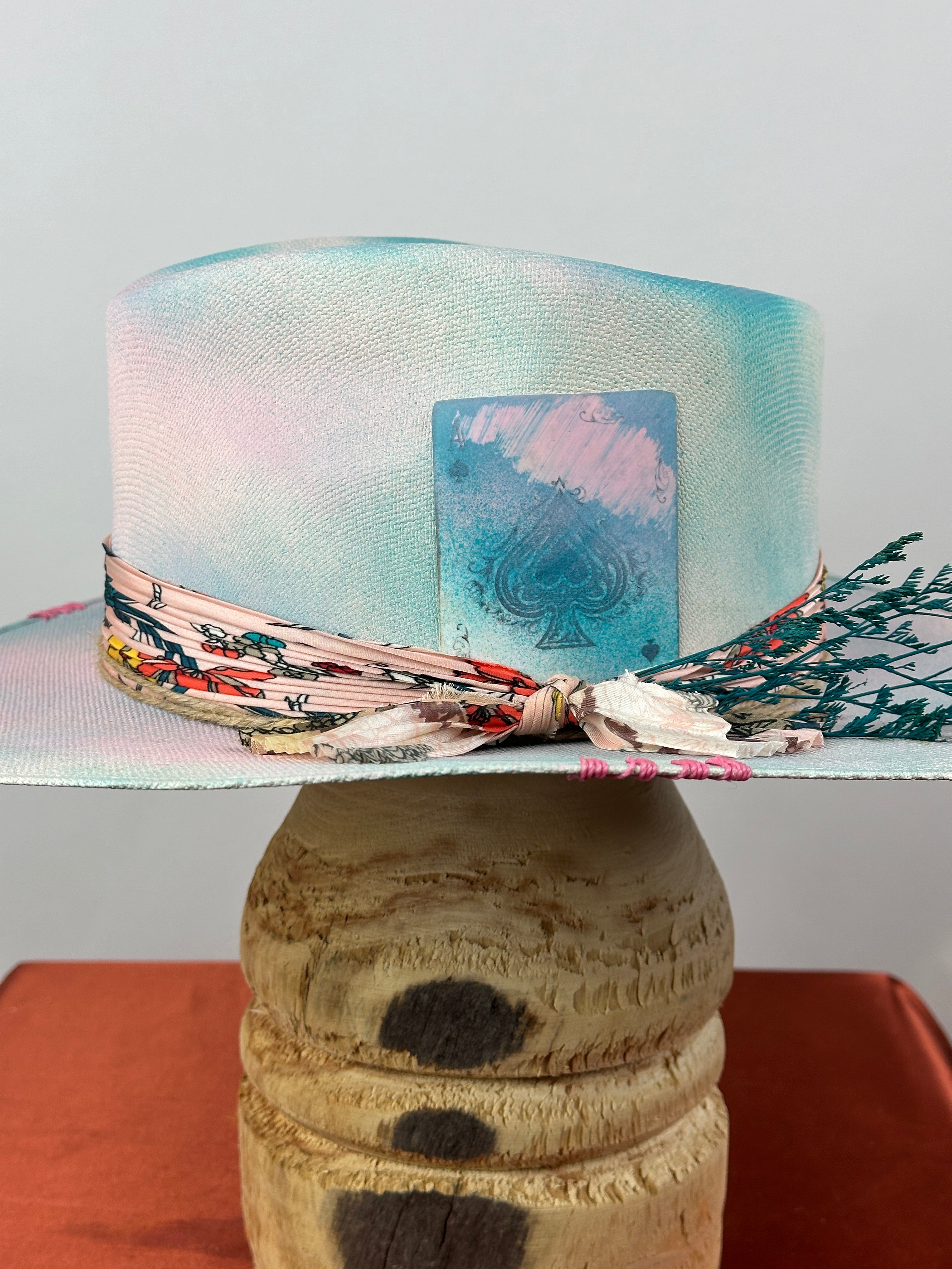 Cotton Candy Straw Hat 7