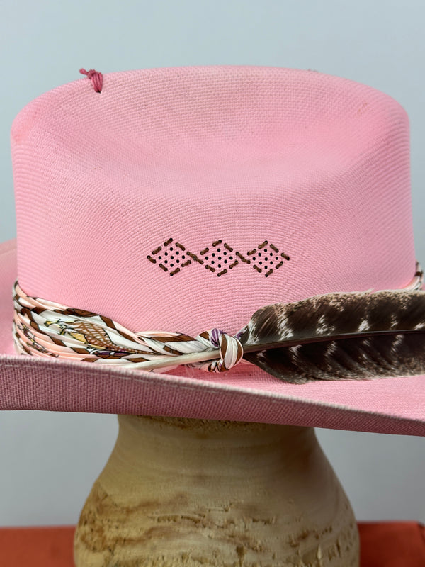 Pink Western Straw 7