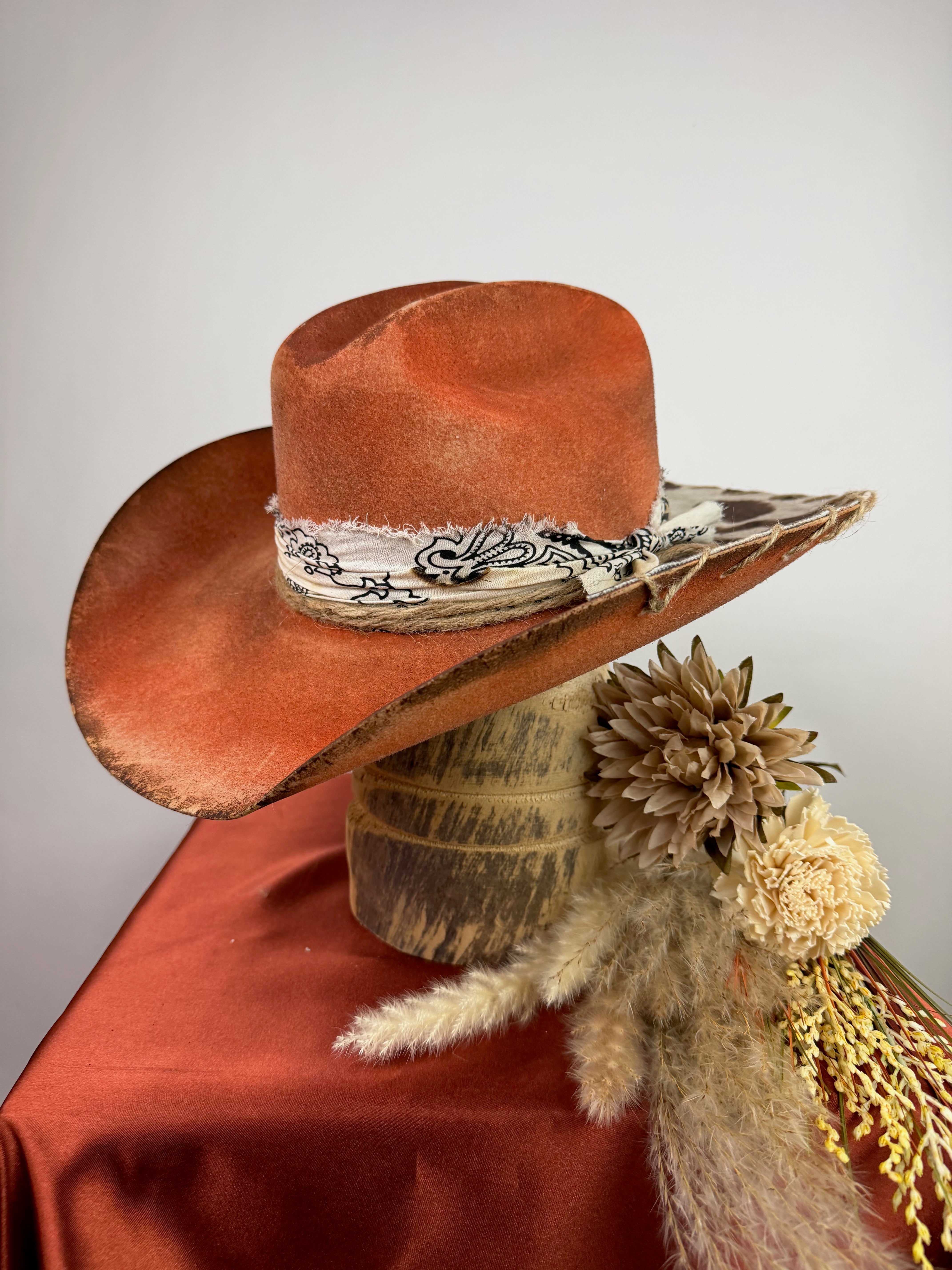 Orange Cowhide