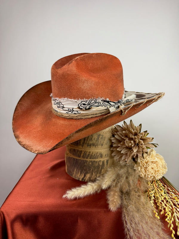 Orange Cowhide