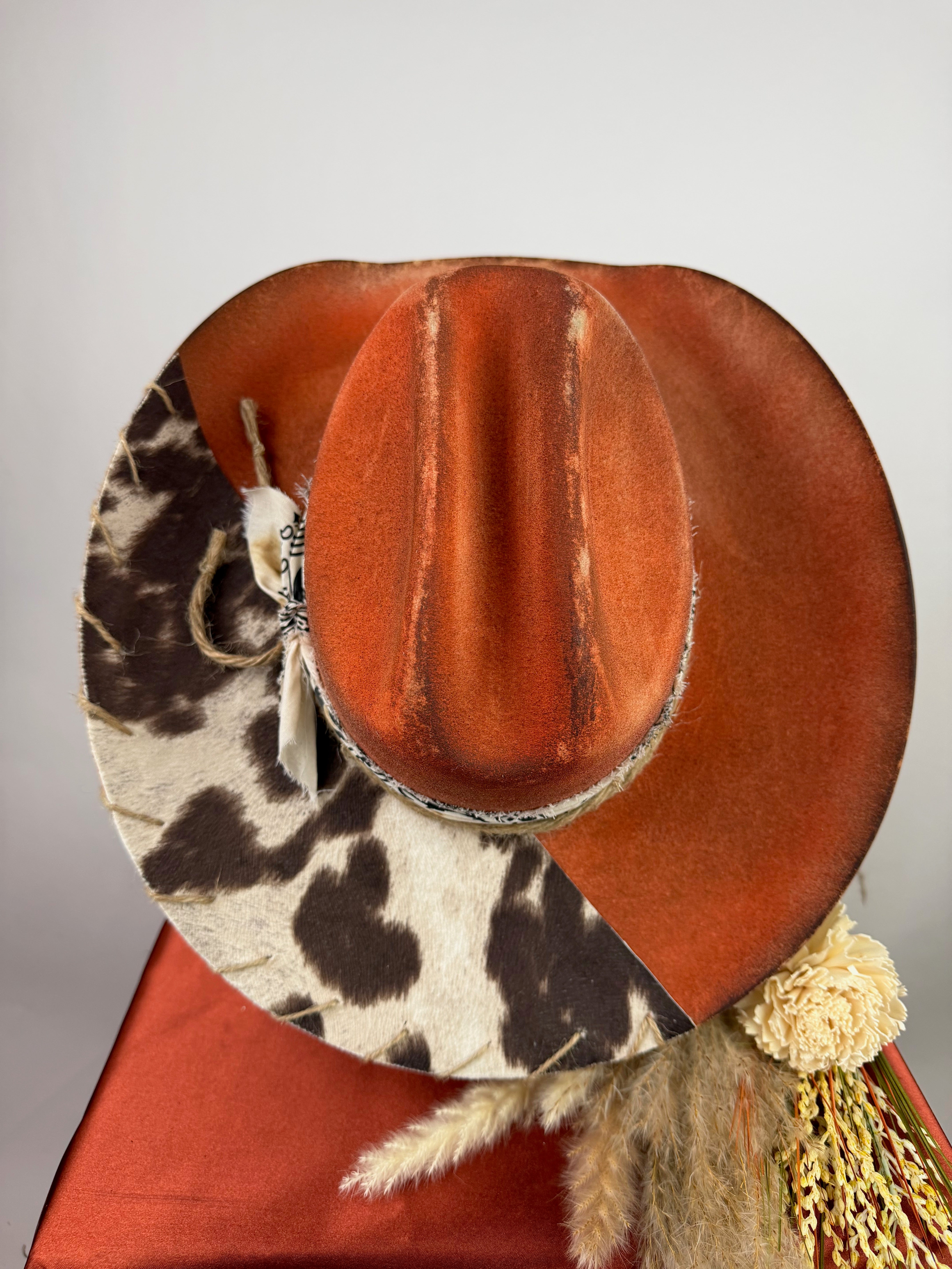 Orange Cowhide