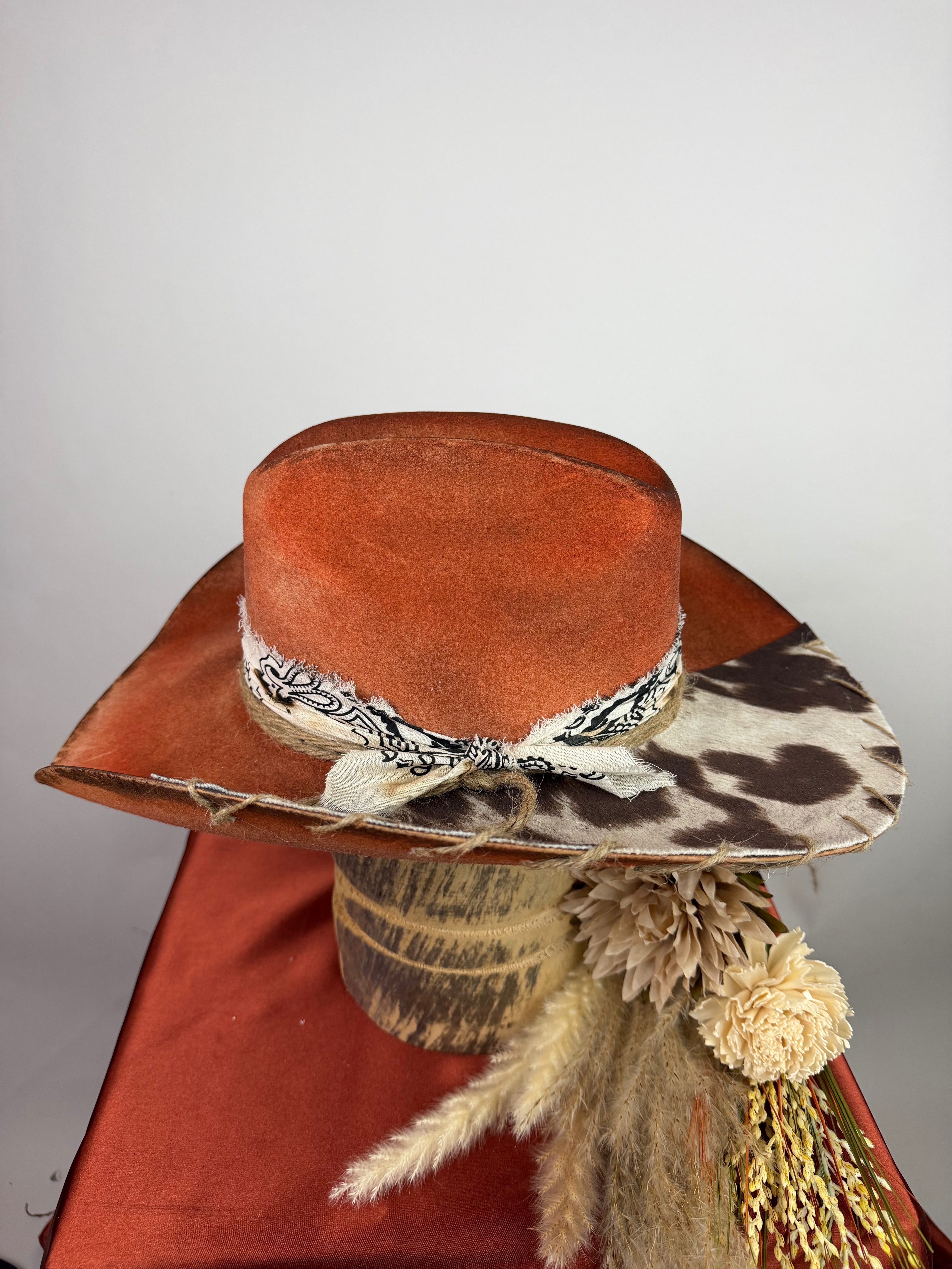 Orange Cowhide