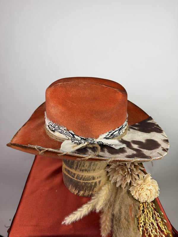 Orange Cowhide