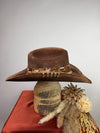 Brown Distressed Western