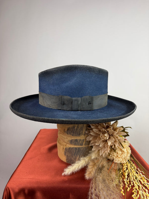 Navy Rolled Brim