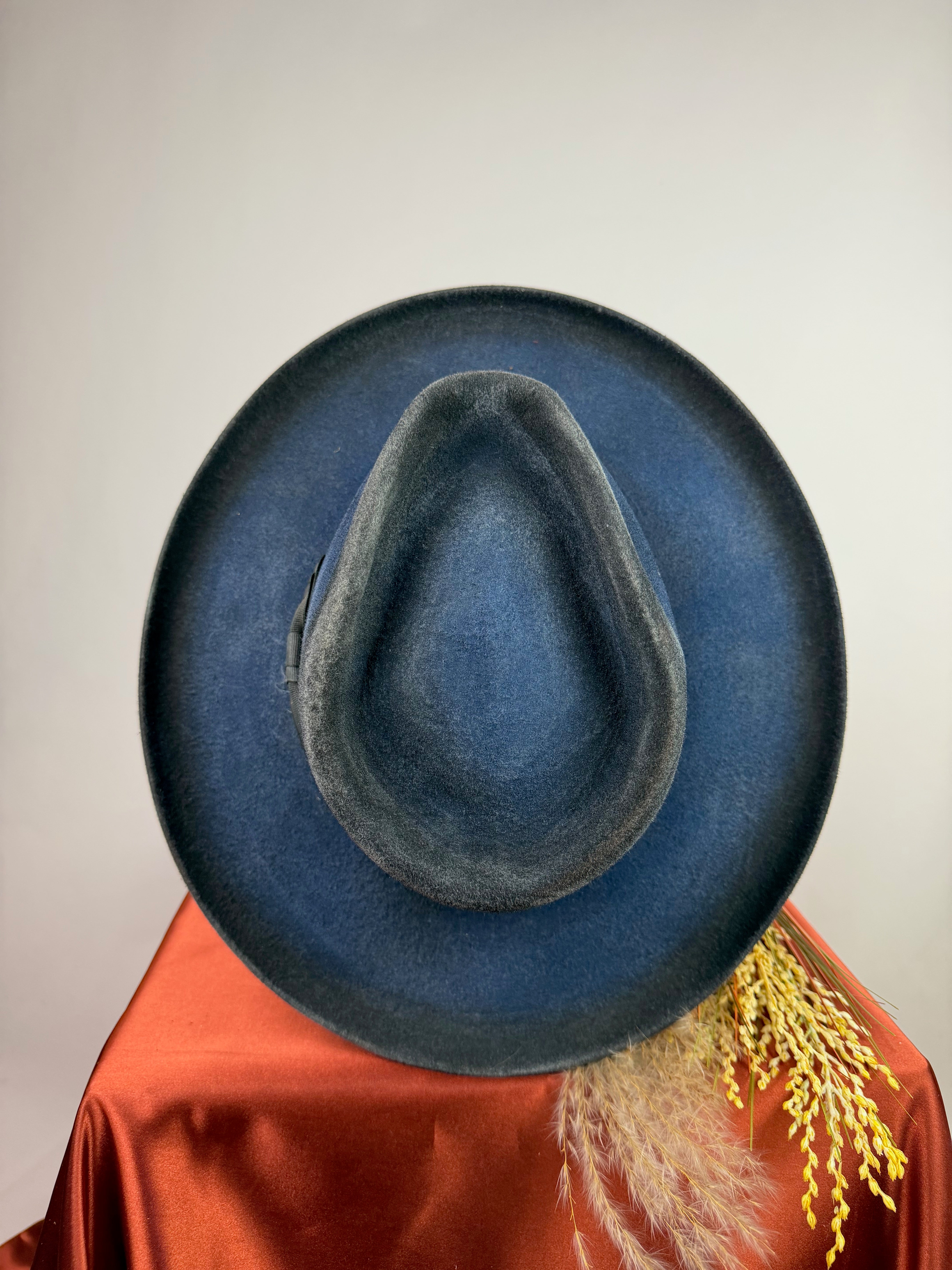 Navy Rolled Brim