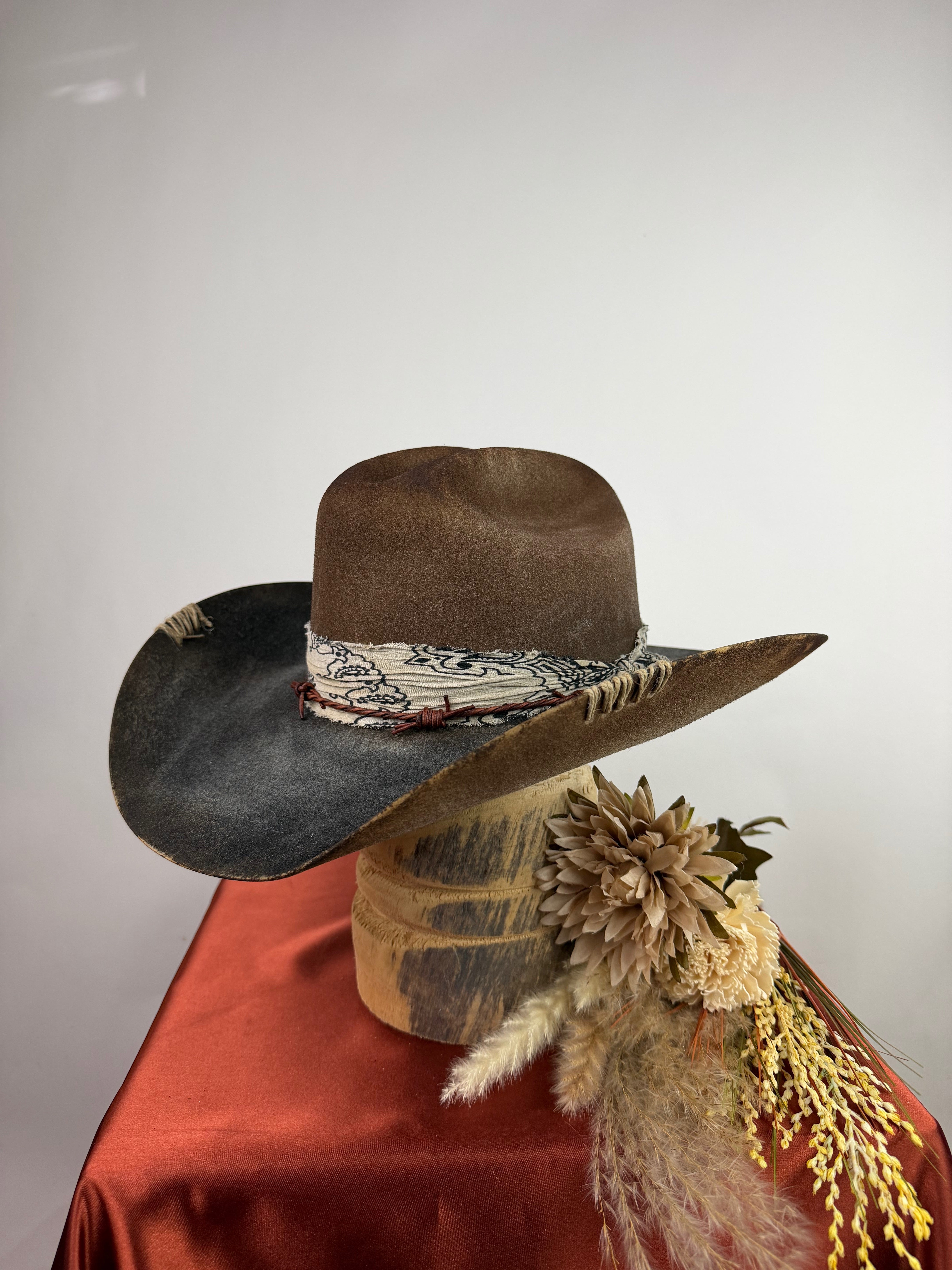 Two Tone Brown and Black Western