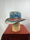 Blue Short Brim Western