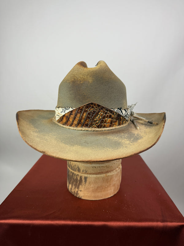 Grey Distressed Western