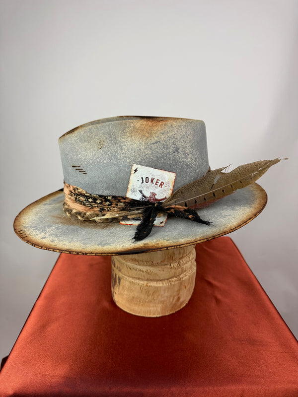 Gray Distressed Road Warrior