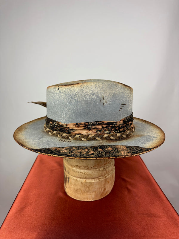 Gray Distressed Road Warrior