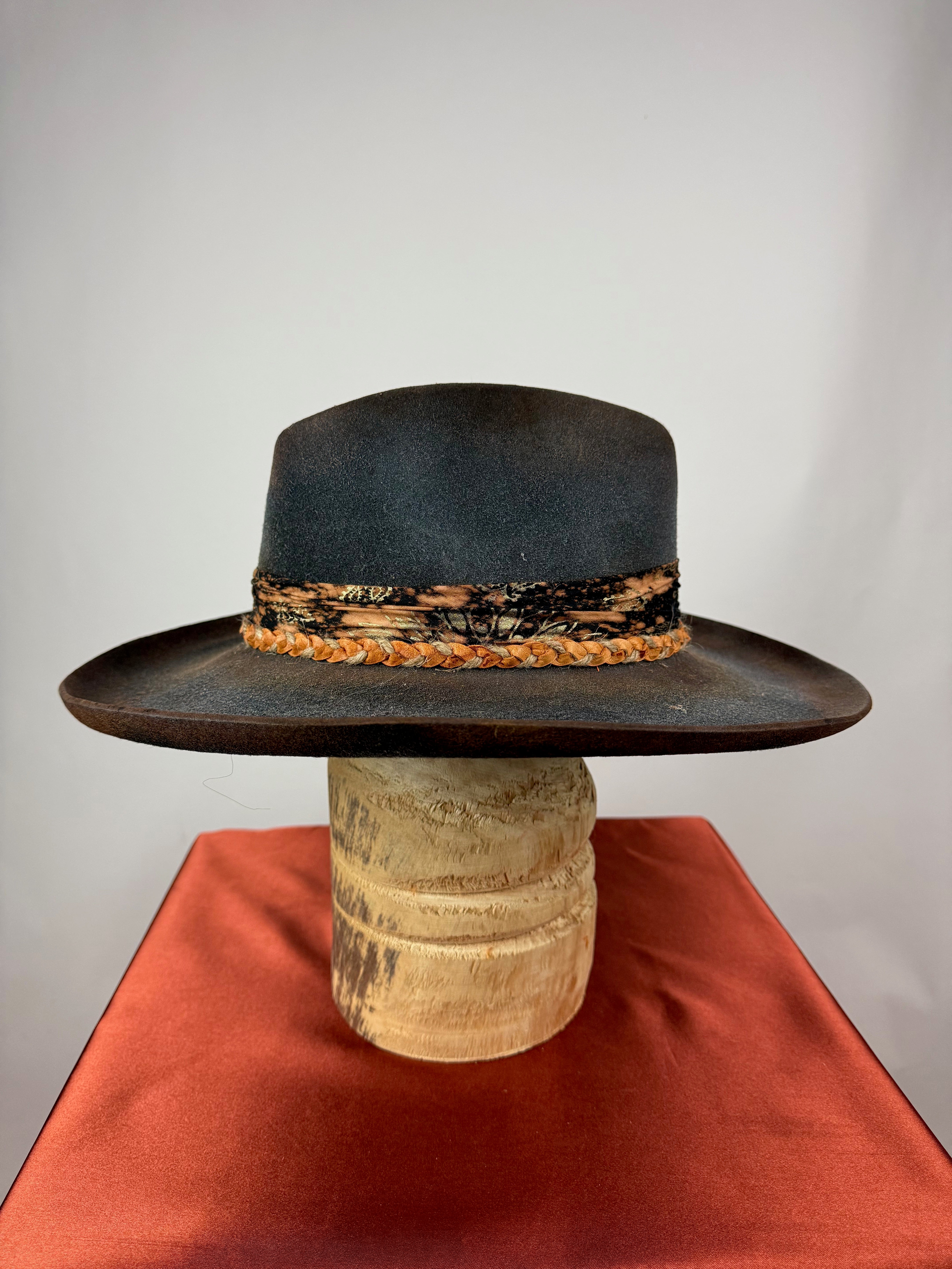 Black Rolled Brim Road Warrior