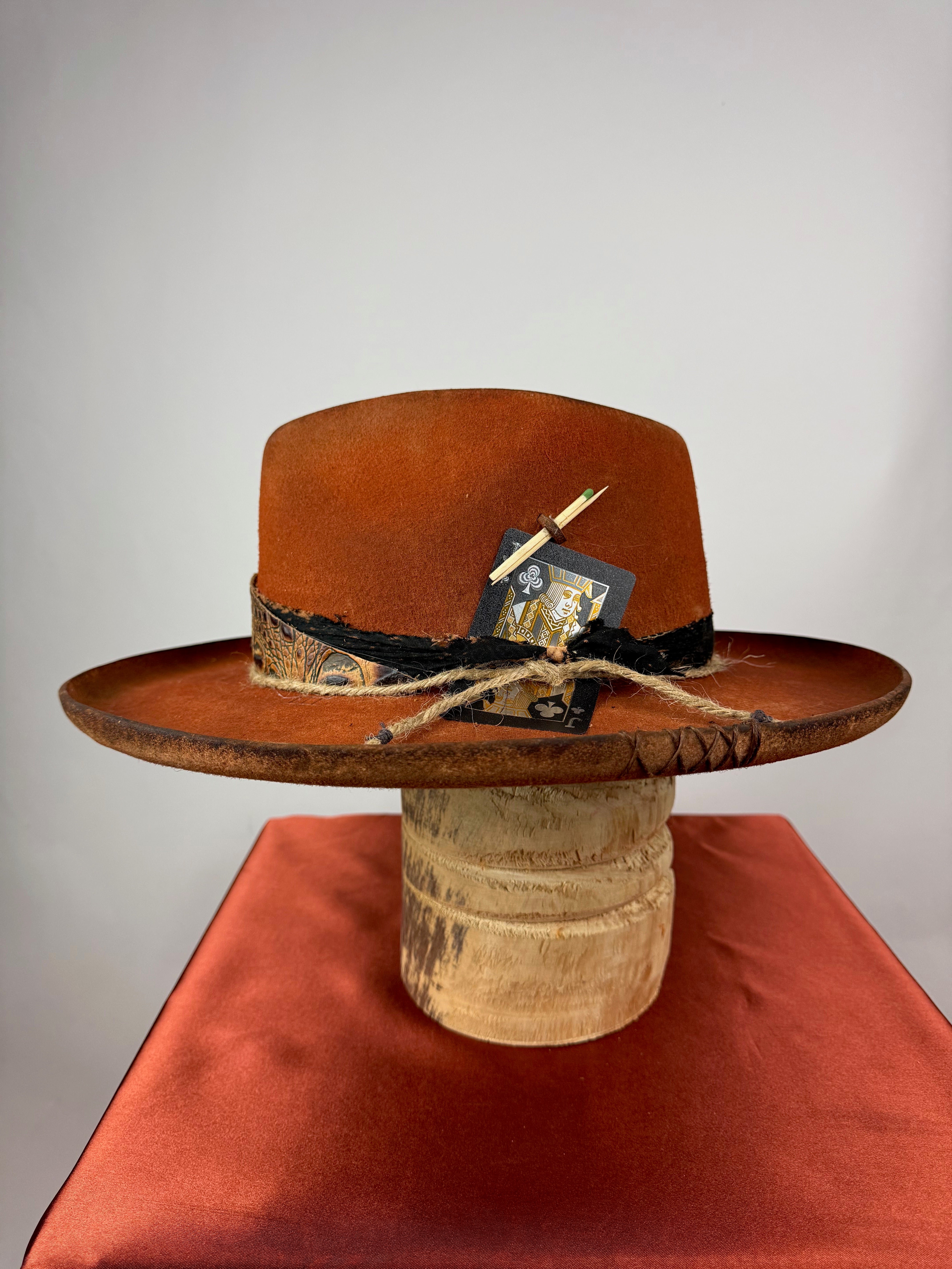 Orange Rolled Brim Road Warrior