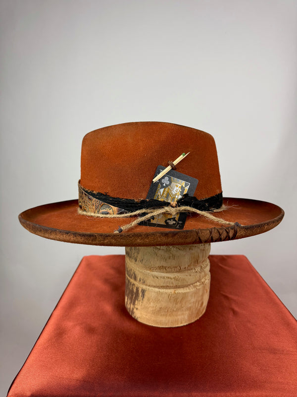 Orange Rolled Brim Road Warrior