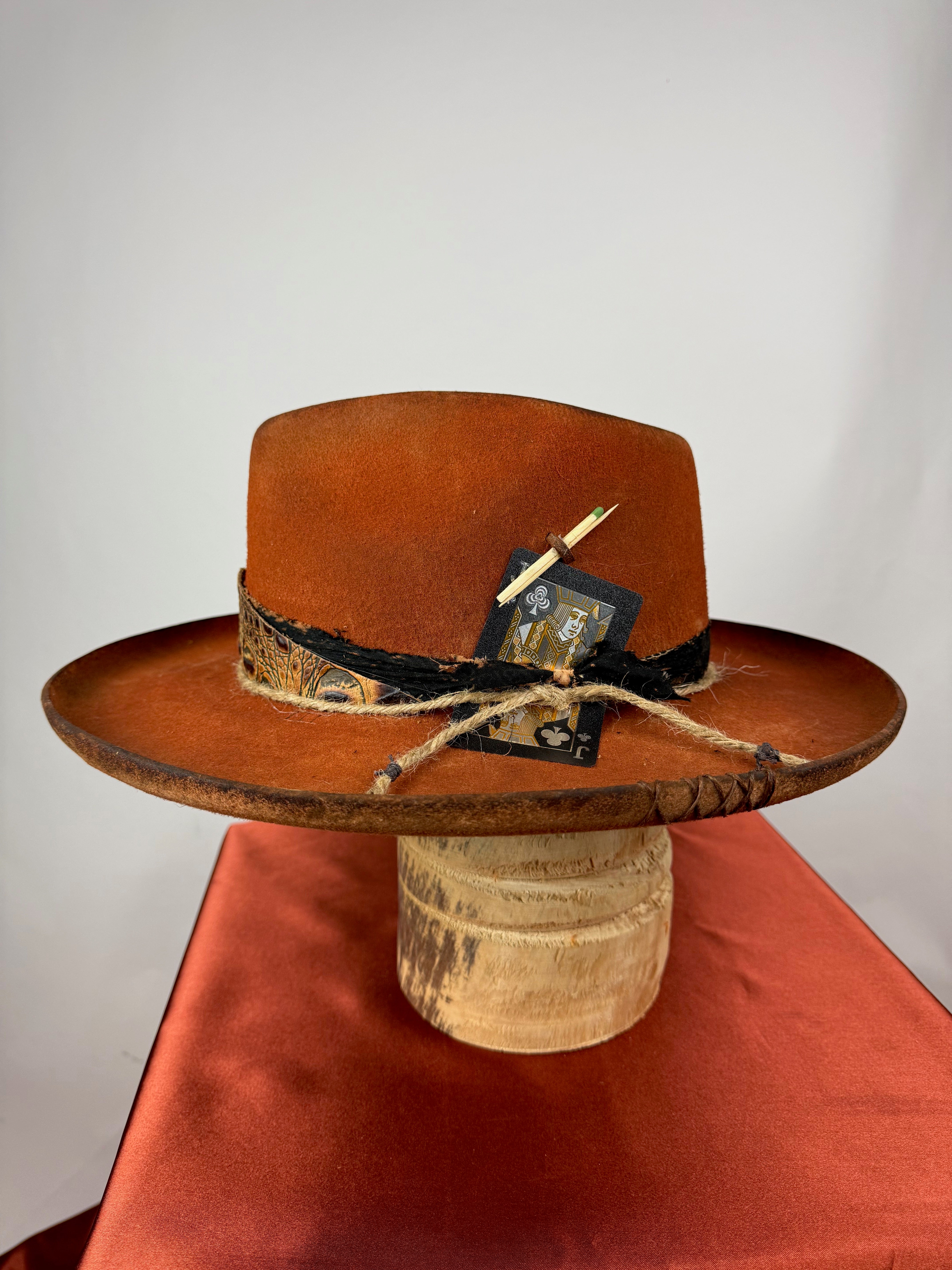 Orange Rolled Brim Road Warrior