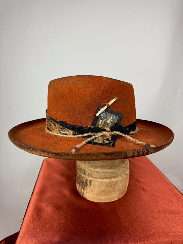 Orange Rolled Brim Road Warrior