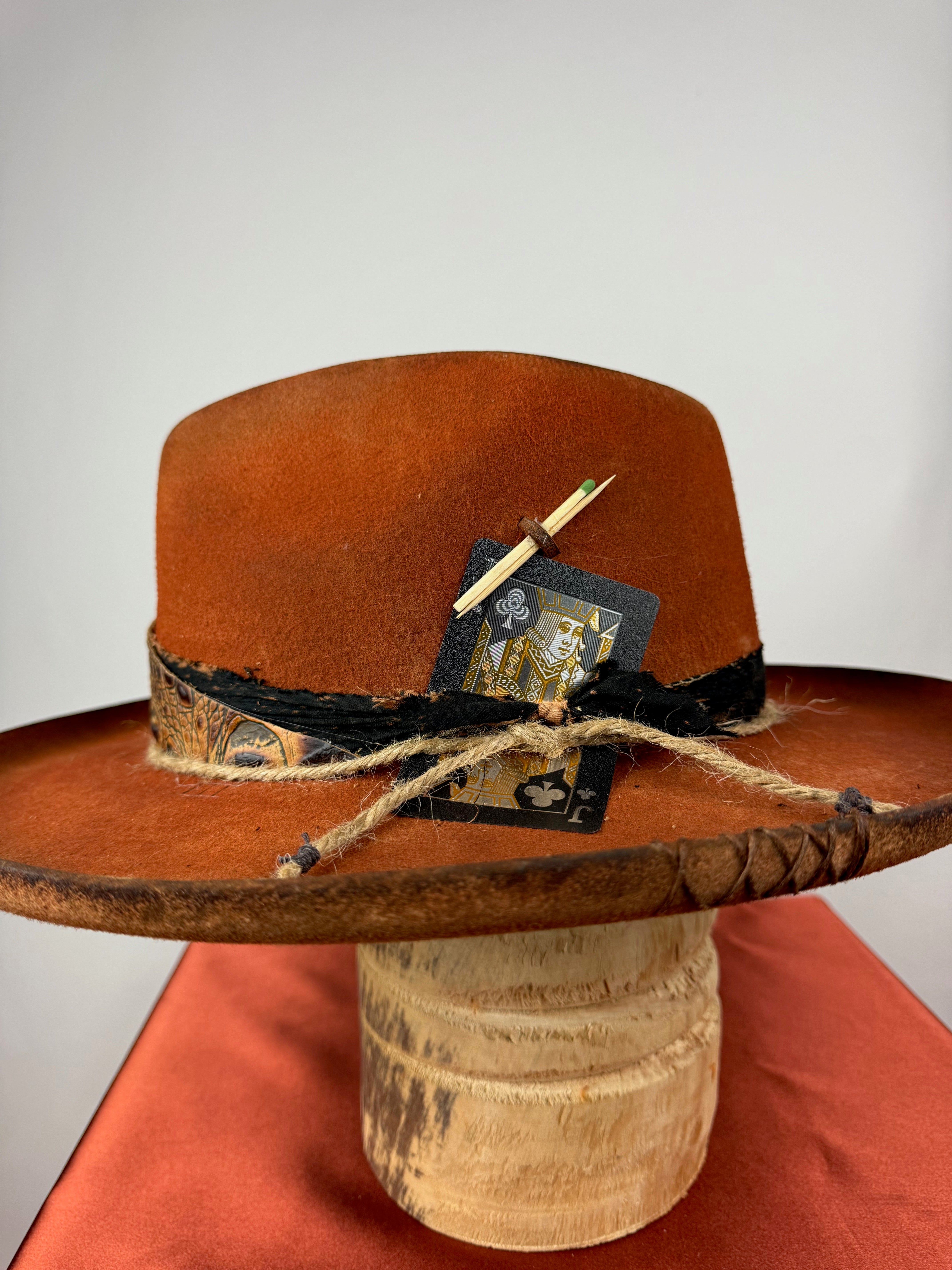 Orange Rolled Brim Road Warrior