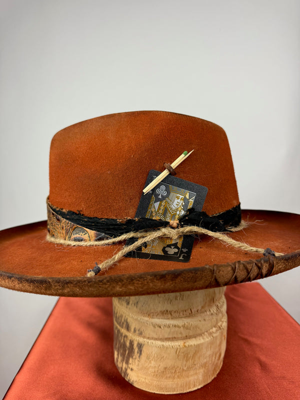 Orange Rolled Brim Road Warrior