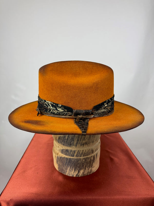 Orange Leather Road Warrior