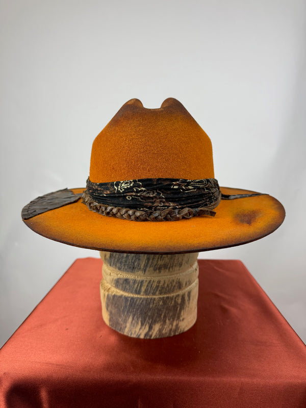 Orange Leather Road Warrior