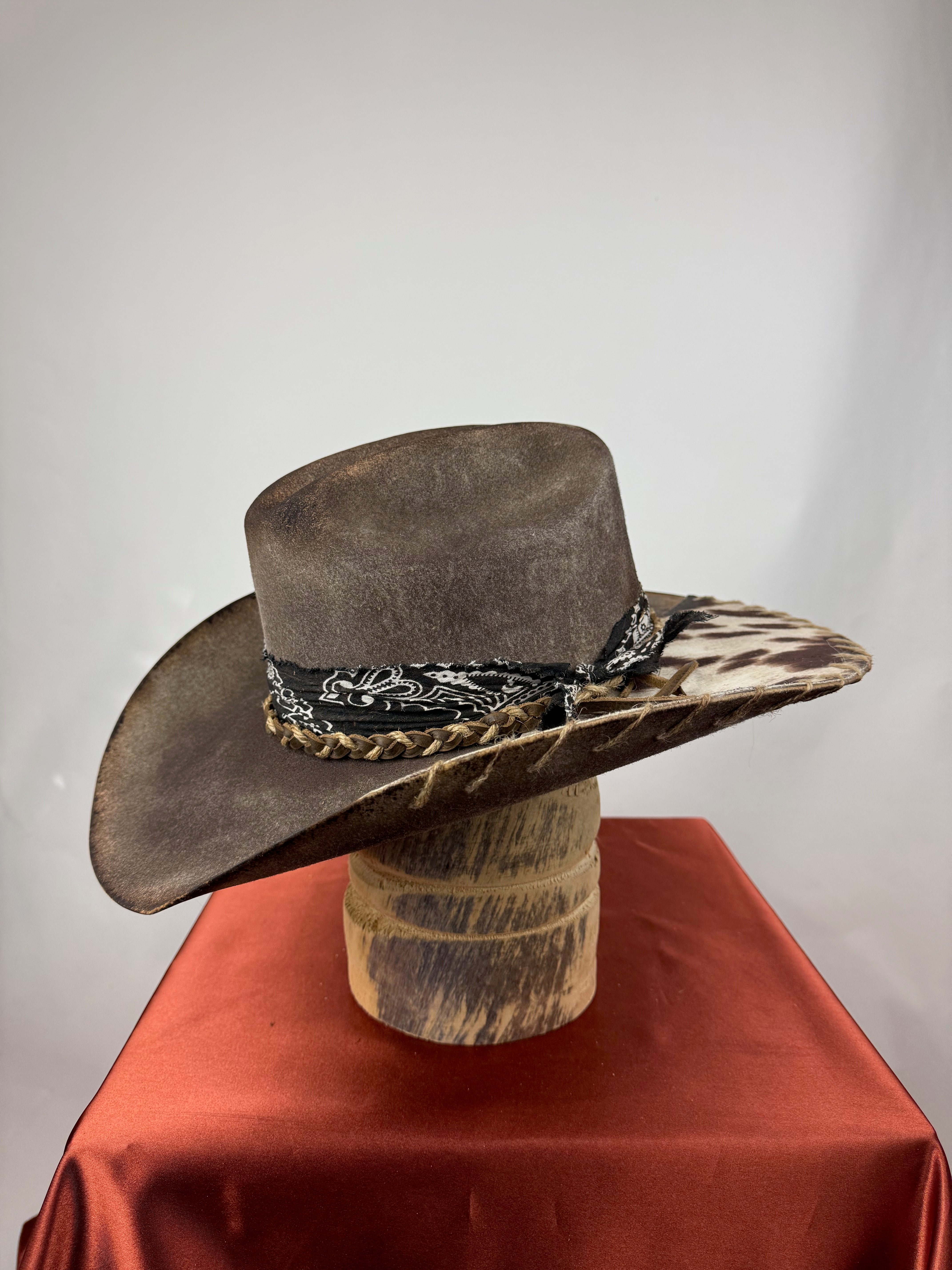 Brown Cowhide Western